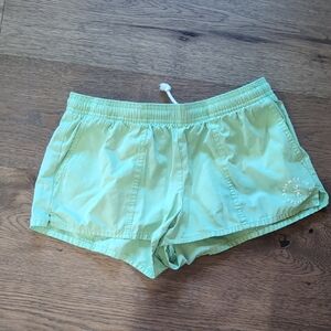 RVCA Light Green Women's Athletic Shorts